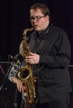Tom Ridout performing at Fleet Jazz Club. Photograph courtesy of David Fisher (Aldershot, Farnham and Fleet Camera Club)