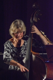 Marianne Windham performing with the Ridouts at Fleet Jazz Club on 15 Nov 2017. Photograph courtesy of David Fisher (Aldershot, Farnham and Fleet Camera Club)