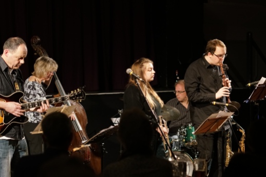 The Ridouts at Fleet Jazz Club on 15 Nov 2017. Photograph courtesy of Ben Casey (Aldershot, Farnham and Fleet Camera Club)