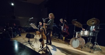 The Karen Sharp Quartet at Fleet Jazz Club. Photograph courtesy of Michael Carrington (Aldershot, Farnham & Fleet Camera Club). — at The Harlington, Fleet.