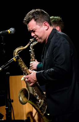 Brandon Allen performing at Fleet Jazz Club on 5/12/17. Photograph courtesy of Michael Carrington (Aldershot, Farnham & Fleet Camera Club)