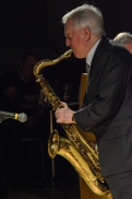 Scott Hamilton performing at Fleet Jazz Club on 16th January 2018. Photograph courtesy of David Fisher from the Aldershot, Farnham & Fleet Camera Club