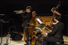 The Chris Ingham Quartet performing at Fleet Jazz Club on 20th February 2018. Photograph courtesy of David Fisher from the Aldershot, Farnham & Fleet Camera Club