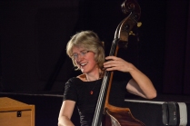 Marianne Windham performing at Fleet Jazz Club on 20th February 2018. Photograph courtesy of David Fisher from the Aldershot, Farnham & Fleet Camera Club