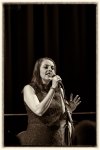 Joanna Eden performing at Fleet Jazz Club on 4th December 2018. Image courtesy of Michael Bacon (Aldershot, Farnham & Fleet Camera Club).